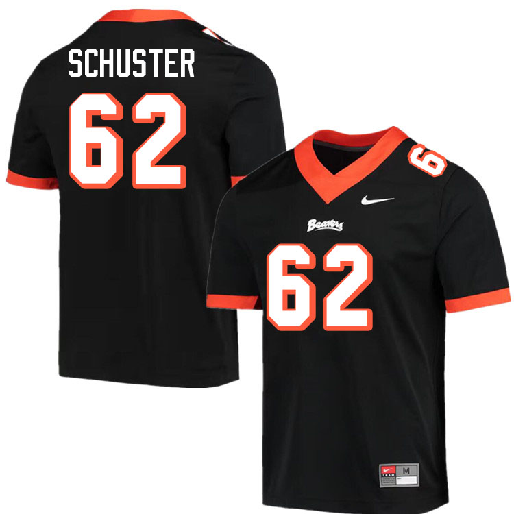 Men #62 Jacob Schuster Oregon State Beavers College Football Jerseys Stitched-Throwback